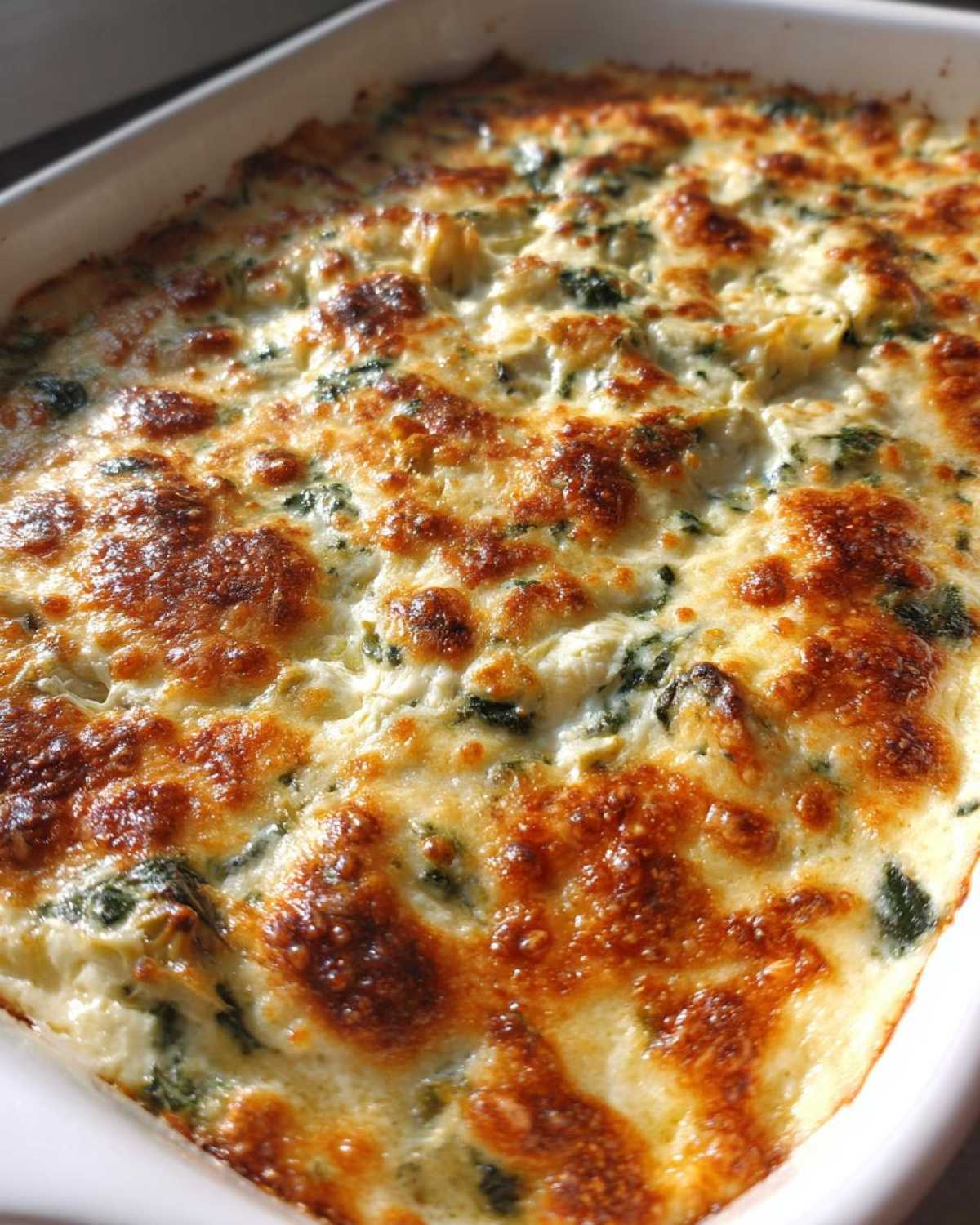 Baked Spinach Artichoke Dip - detail 1