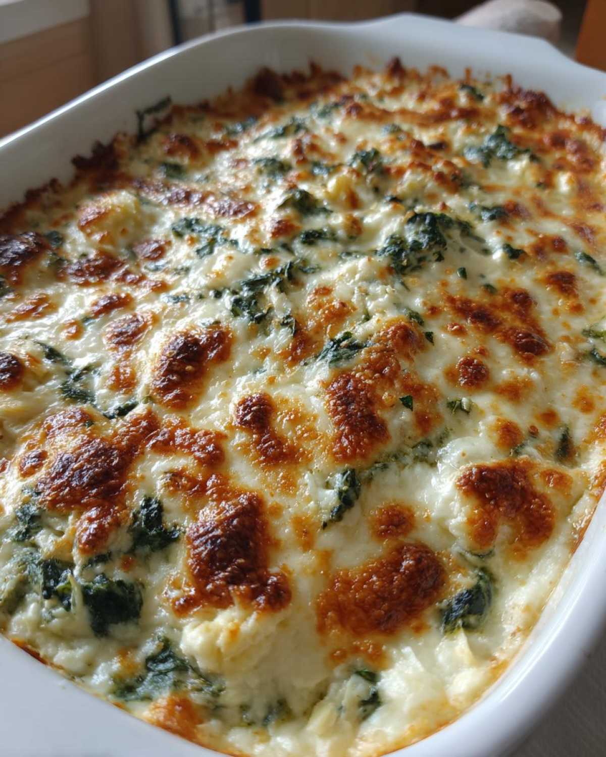 Baked Spinach Artichoke Dip - detail 2