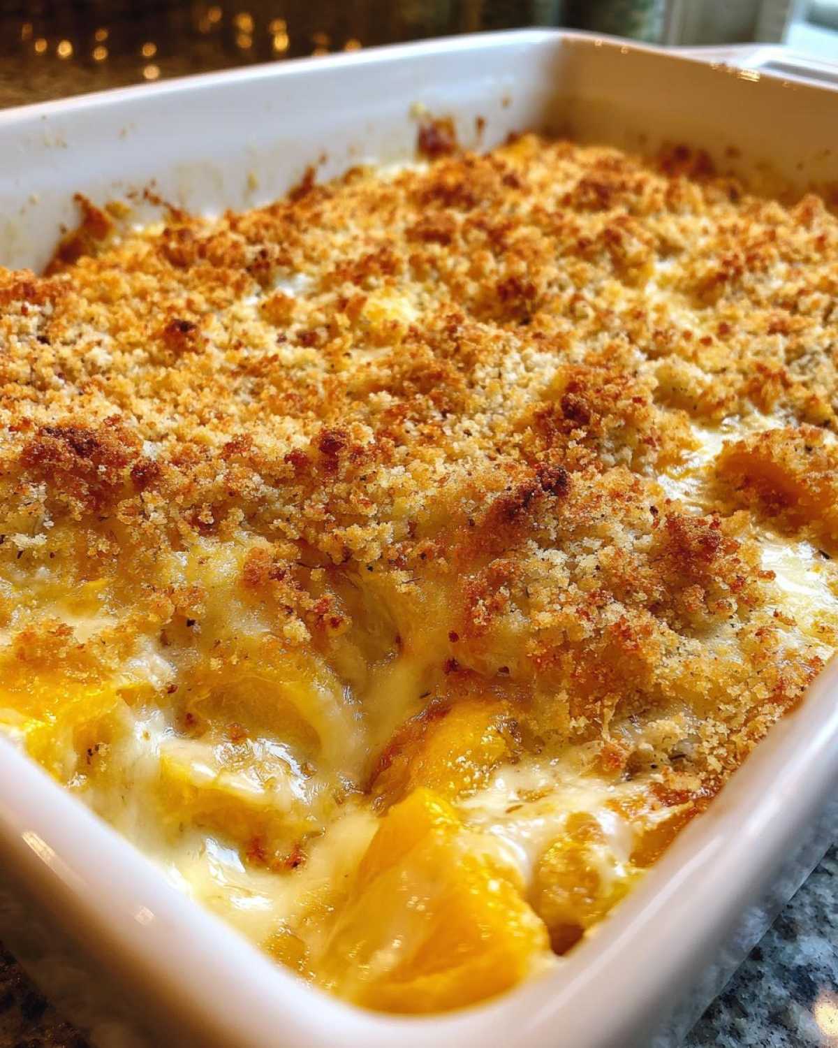 Cheesy Squash Casserole - detail 1