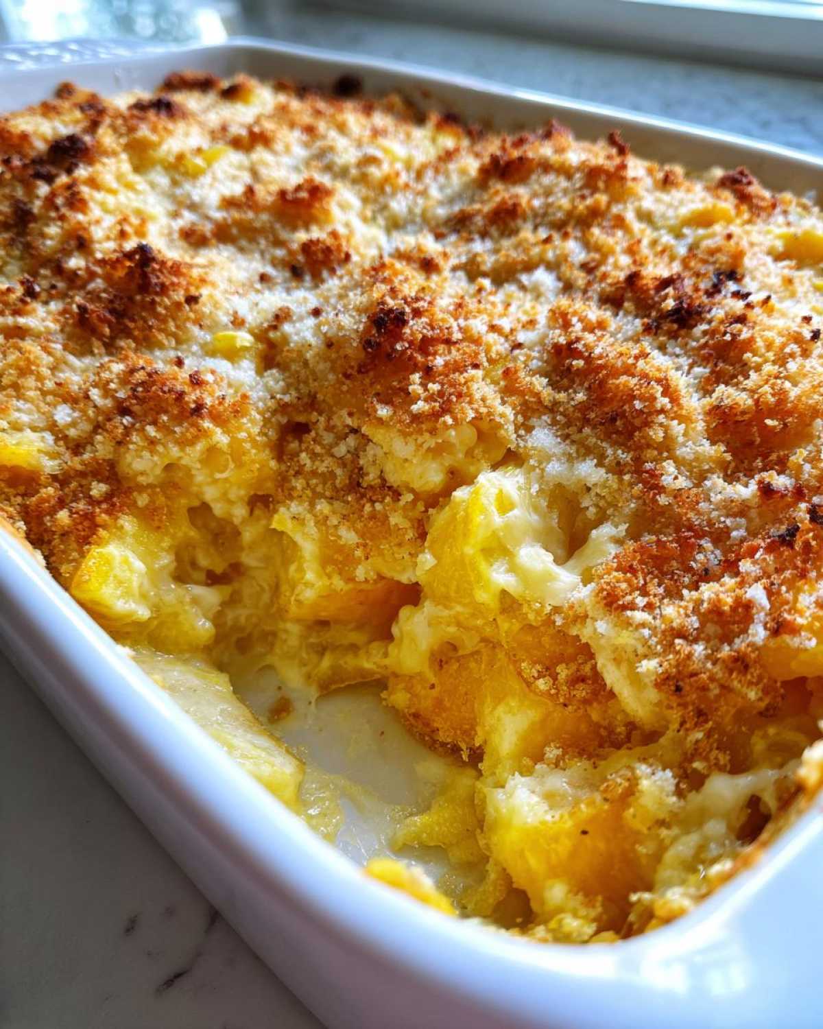 Cheesy Squash Casserole - detail 2