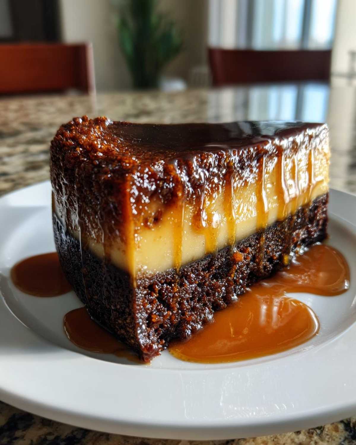 Chocoflan (Impossible Cake) - detail 1