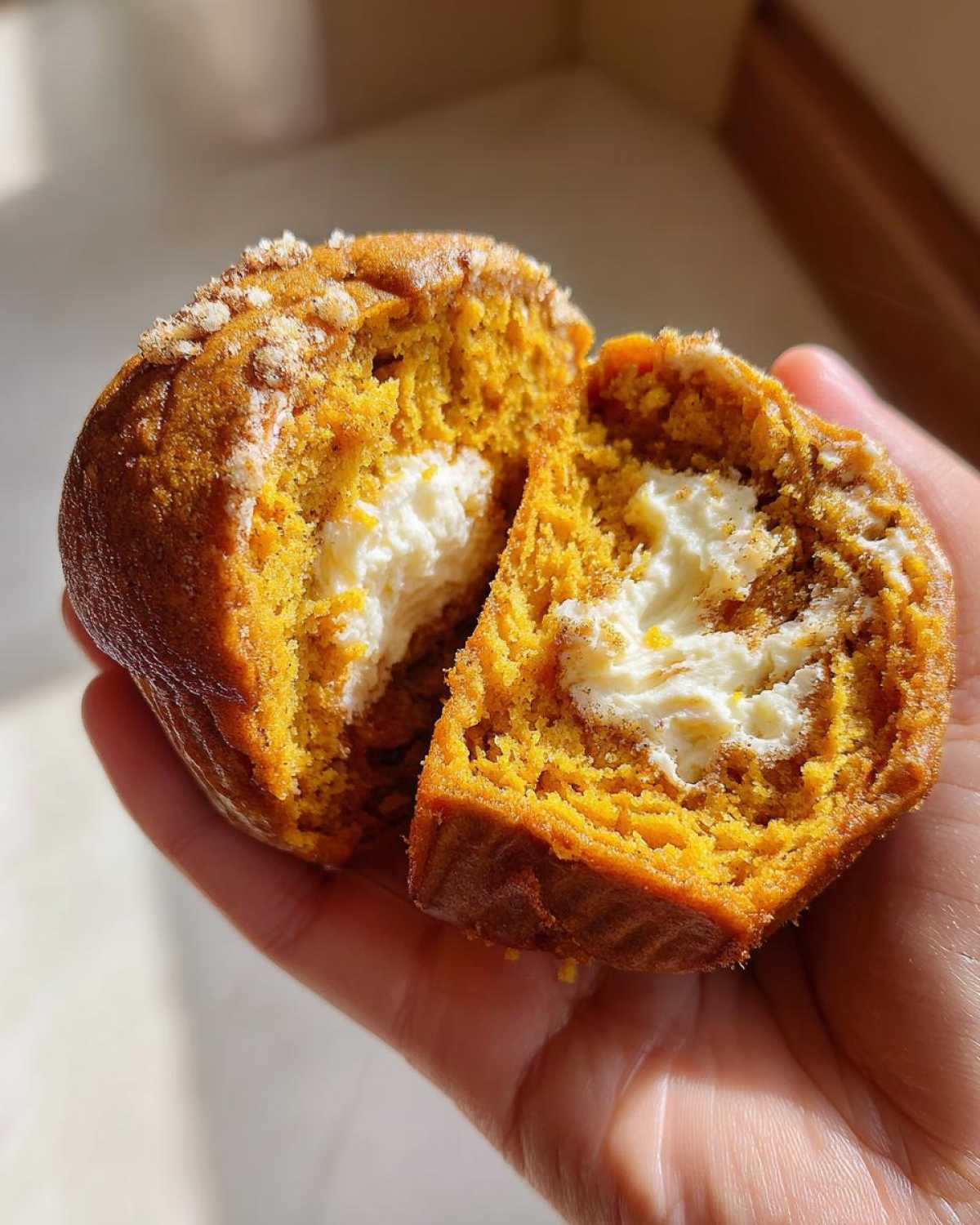 Copycat Starbucks Pumpkin Cream Cheese Muffin - detail 1