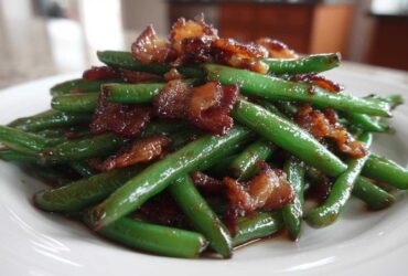 Crack Green Beans (with Bacon Glaze)