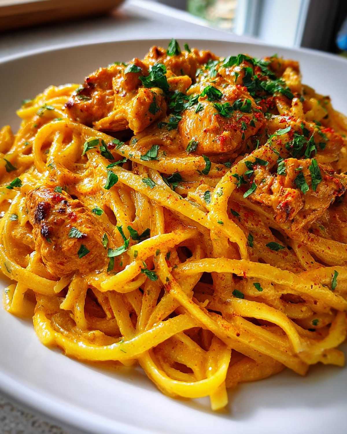 Creamy Cowboy Butter Chicken Linguine - detail 1