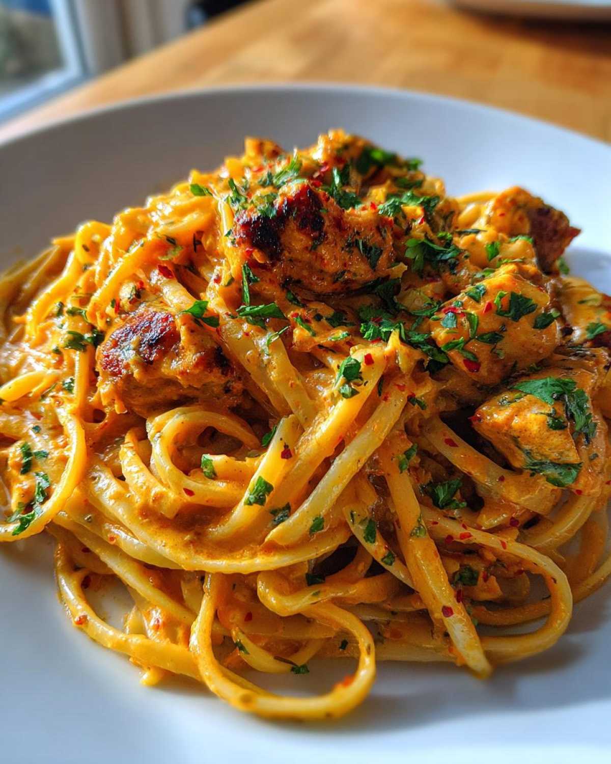 Creamy Cowboy Butter Chicken Linguine - detail 3