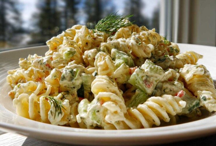 Dill Pickle Pasta Salad