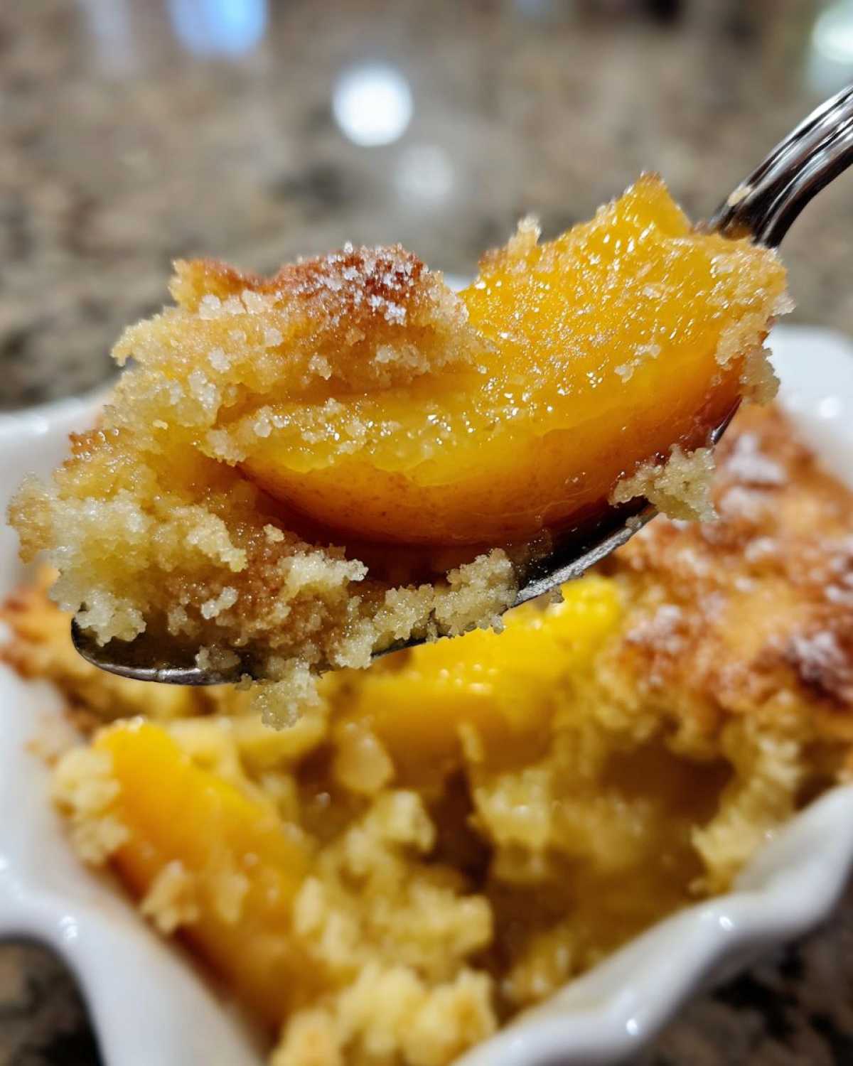 Fresh Peach Cobbler - detail 2