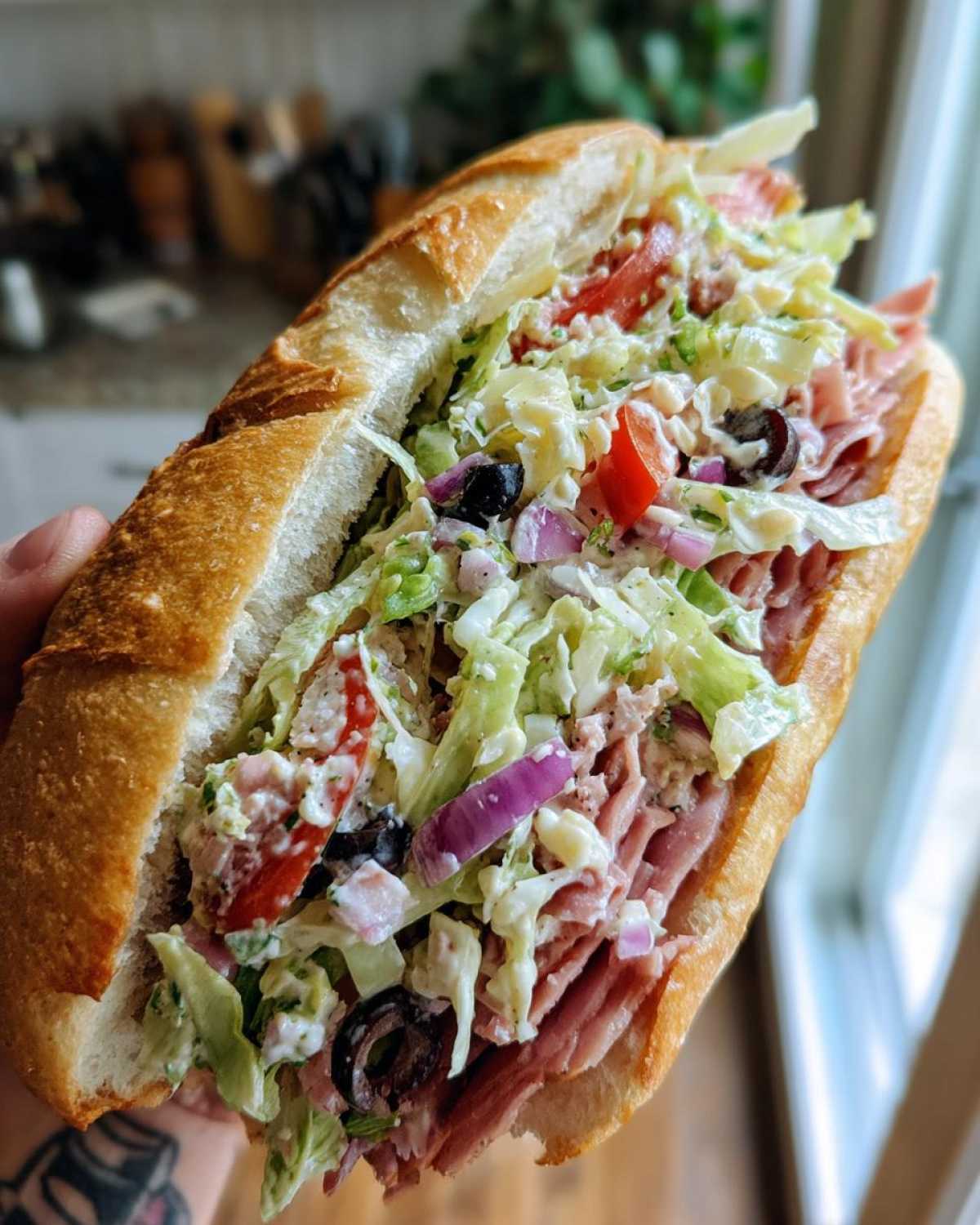 Italian Grinder Salad Sandwich - detail 3