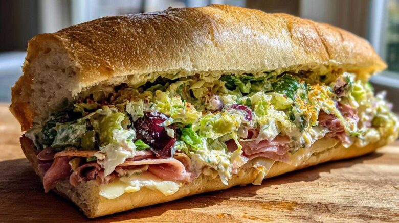 Italian Grinder Salad Sandwich