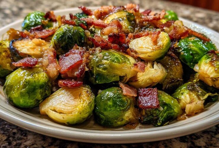 Maple Bacon Brussels Sprouts
