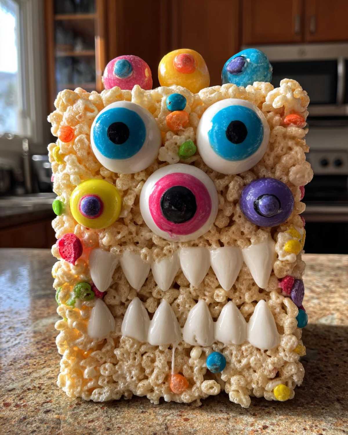 Monster Rice Krispie Treats - detail 1