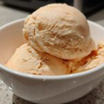 No-Churn Peach Ice Cream