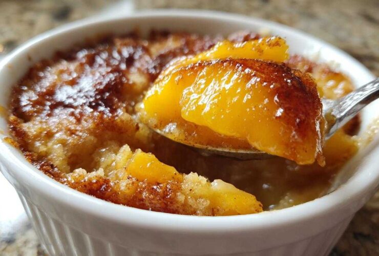 Peach Cobbler with Fresh Peaches