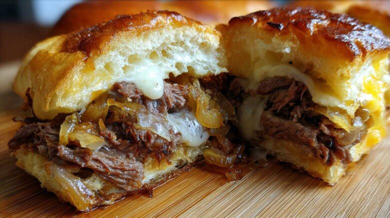 Philly Cheesesteak Sliders