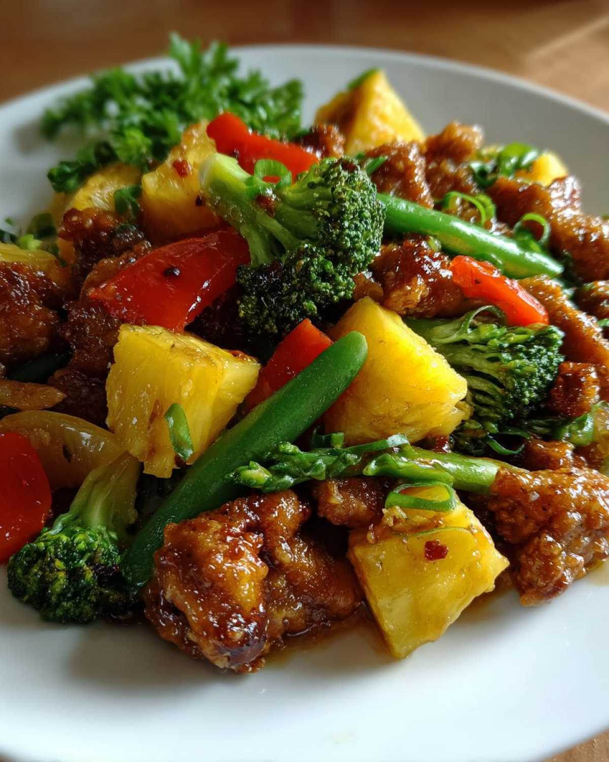 Pineapple Ginger Chicken Stir-Fry - detail 1