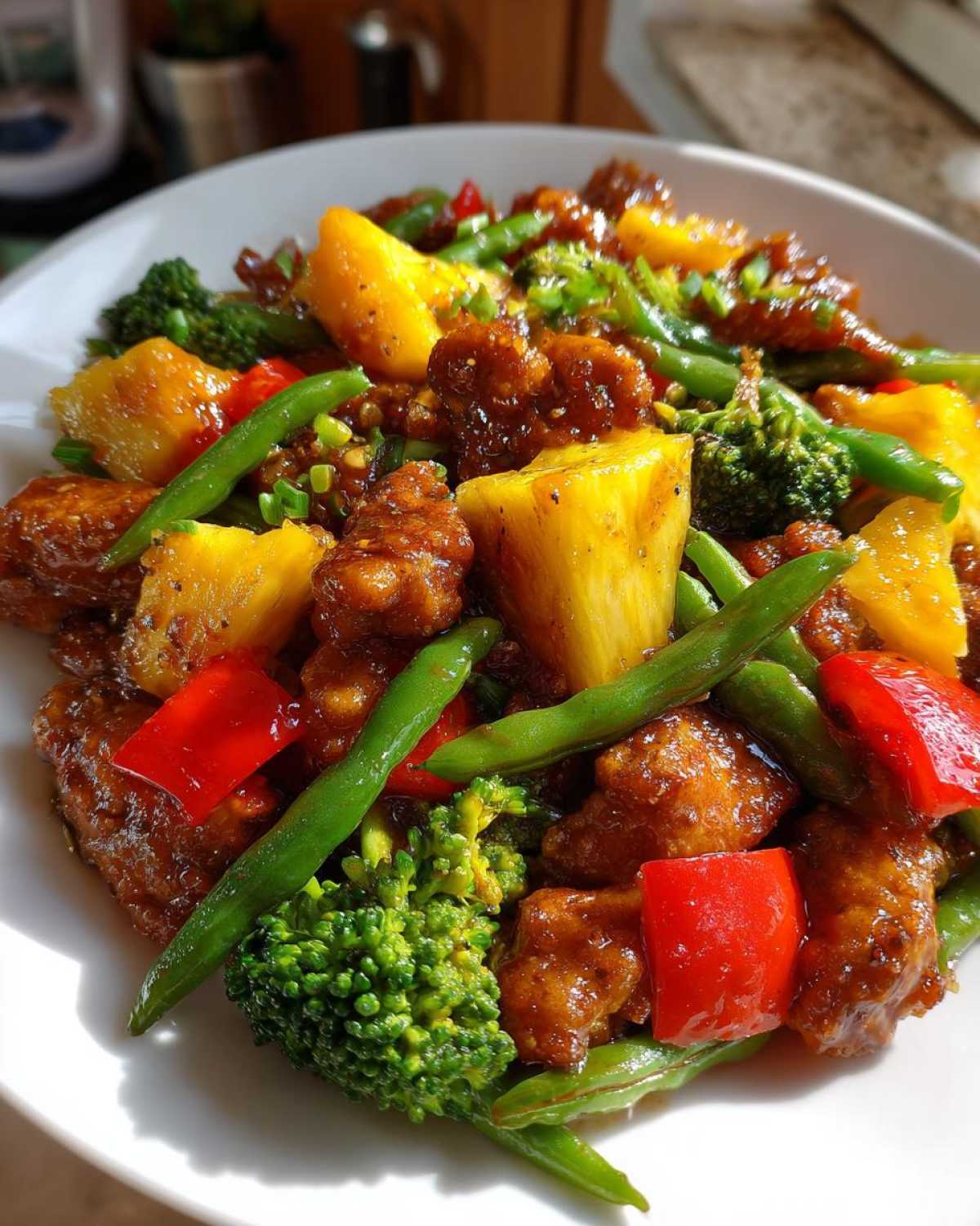 Pineapple Ginger Chicken Stir-Fry - detail 2