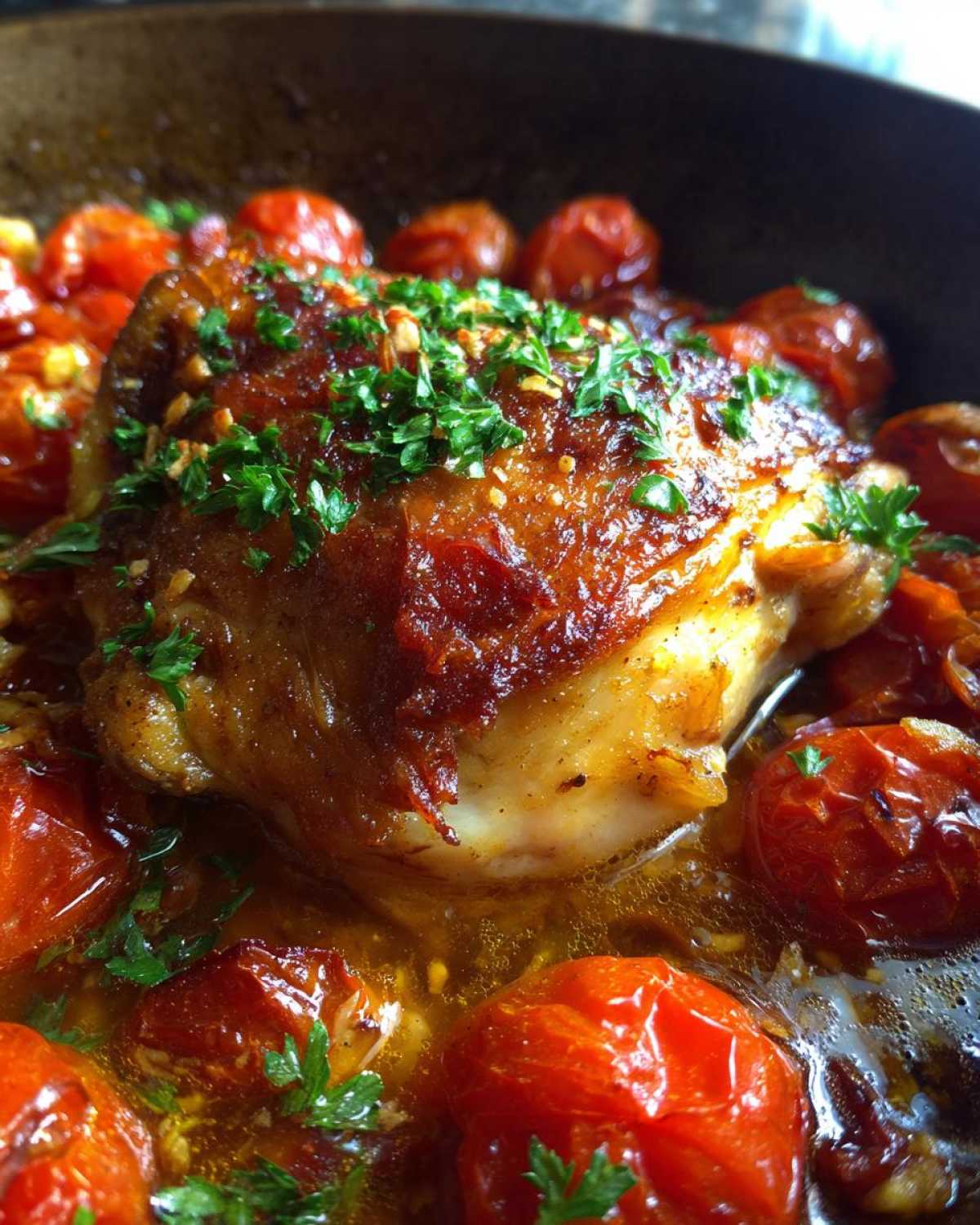 Preserved Lemon and Tomato Chicken - detail 2