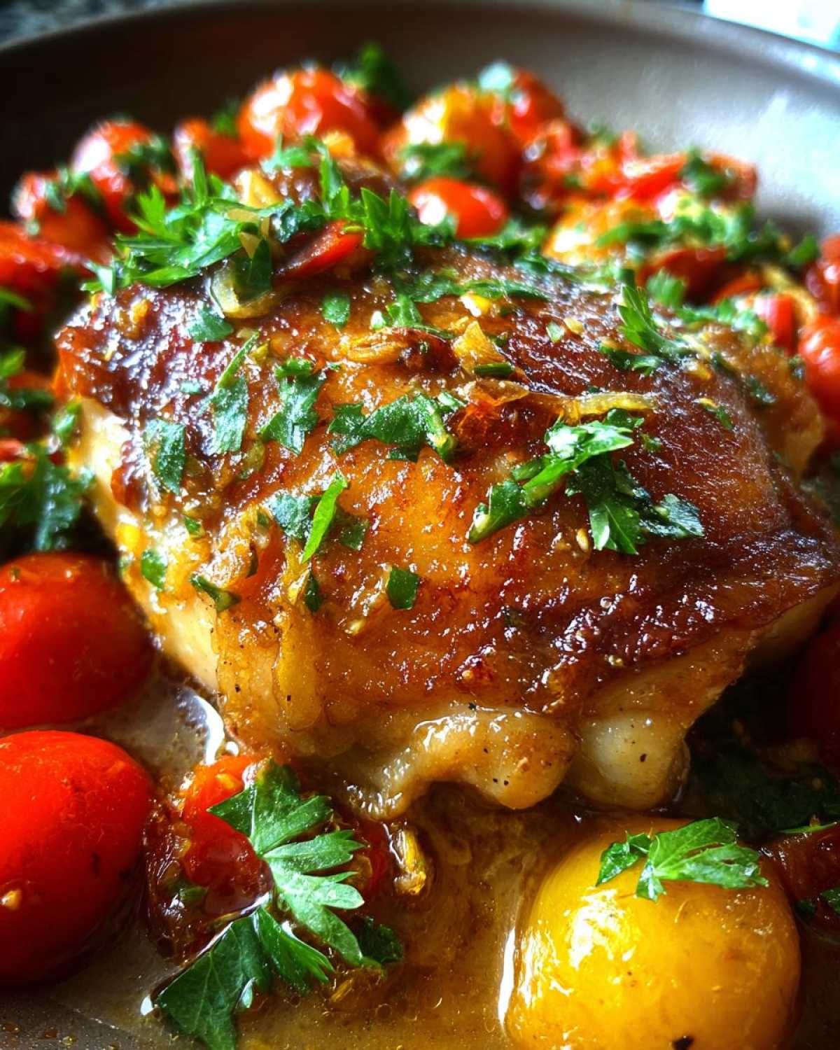 Preserved Lemon and Tomato Chicken - detail 3