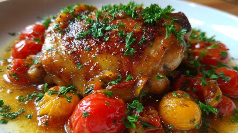 Preserved Lemon and Tomato Chicken