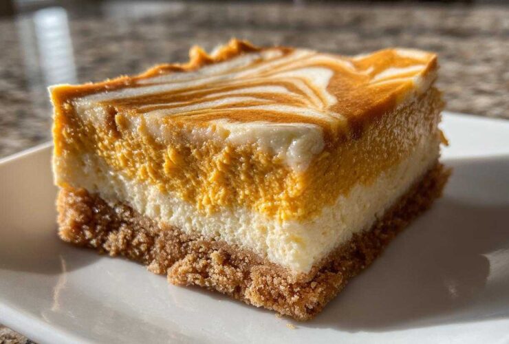 Pumpkin Cheesecake Bars