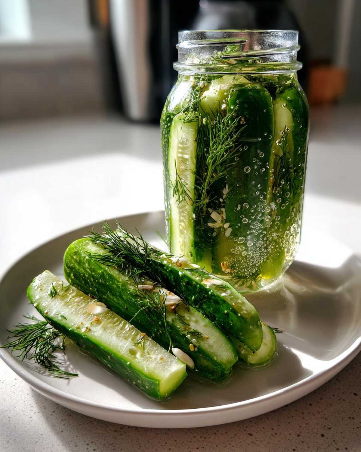 Refrigerator Dill Pickles - detail 1