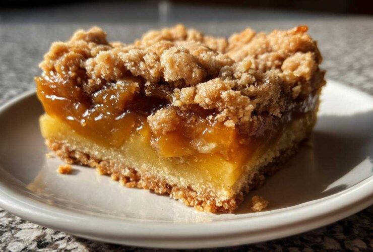 Salted Caramel Apple Pie Bars