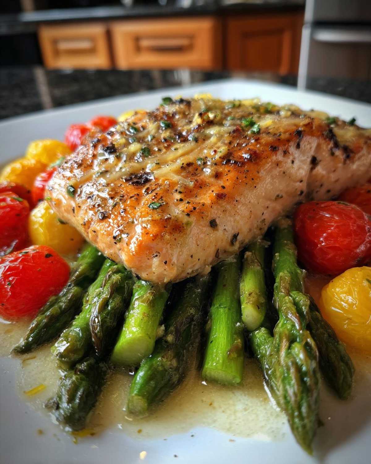 Sheet Pan Lemon Garlic Salmon - detail 2