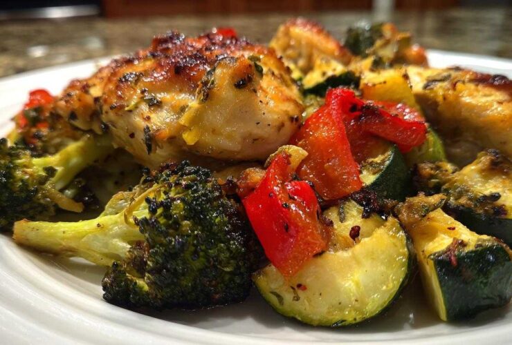 Sheet Pan Lemon Herb Chicken & Veggies