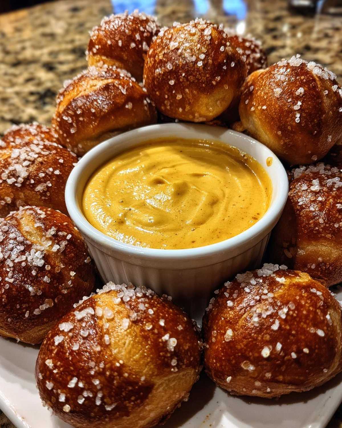 Soft Pretzel Bites with Beer Cheese - detail 1