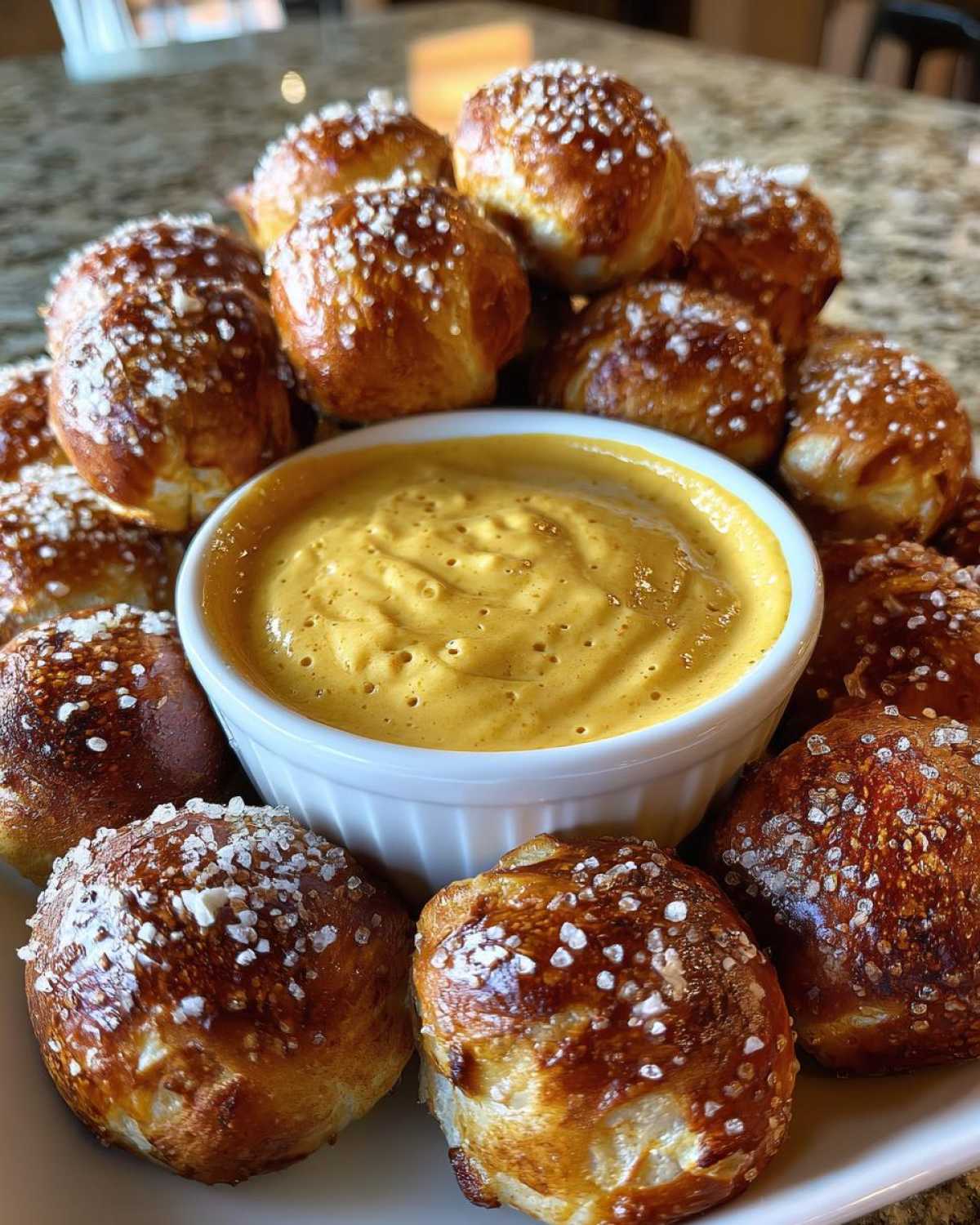 Soft Pretzel Bites with Beer Cheese - detail 2