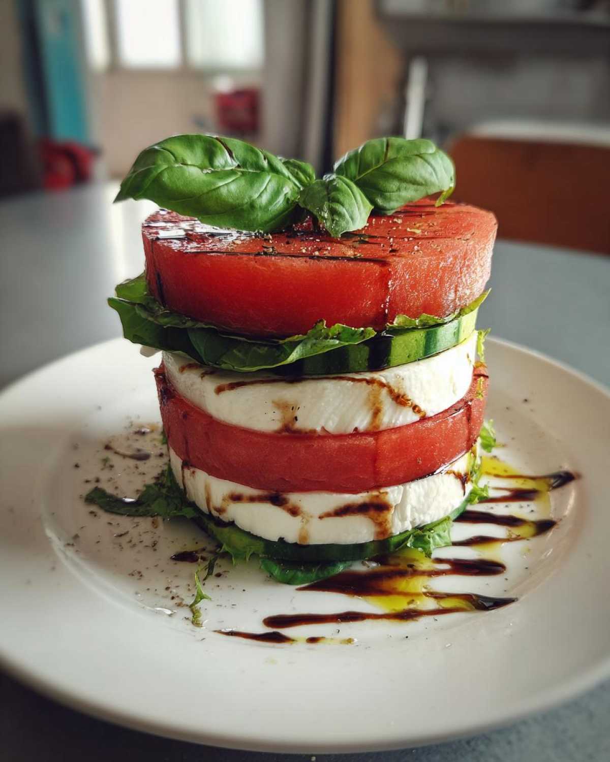 Watermelon Caprese Sandwich - detail 3