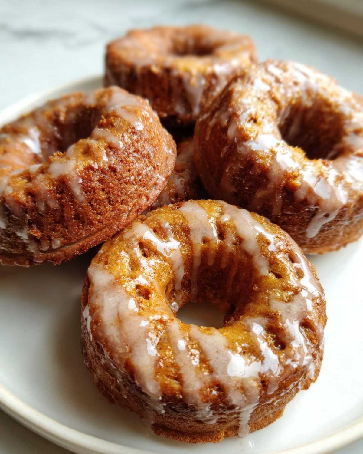 Baked Pumpkin Spice Donuts (No Frying) - detail 2