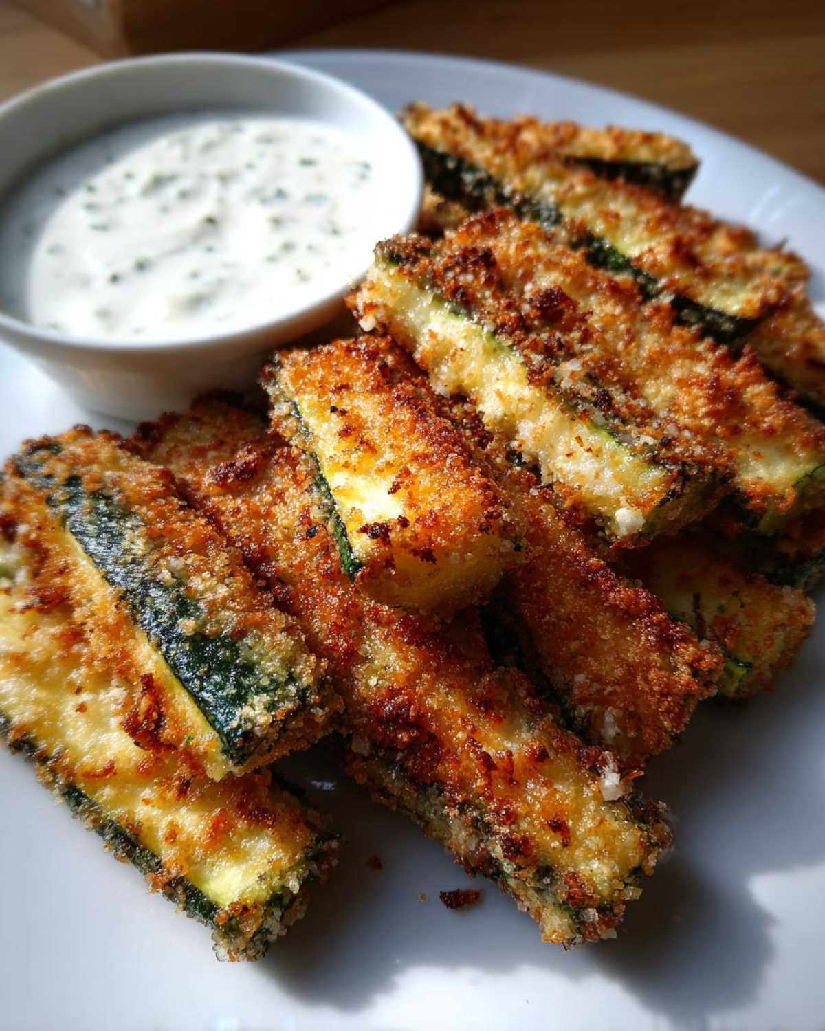 Baked Zucchini Fries with Ranch - detail 1