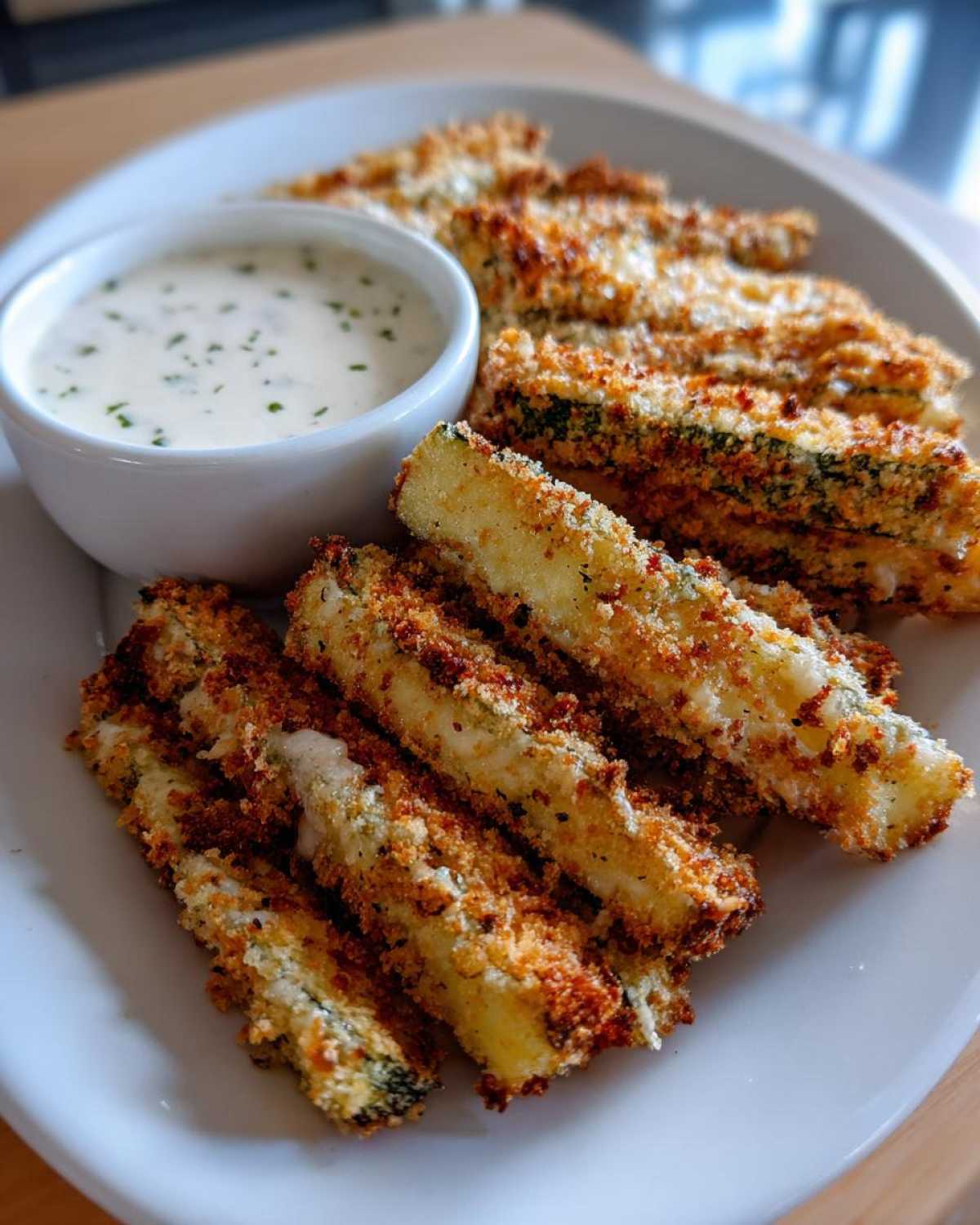 Baked Zucchini Fries with Ranch - detail 4