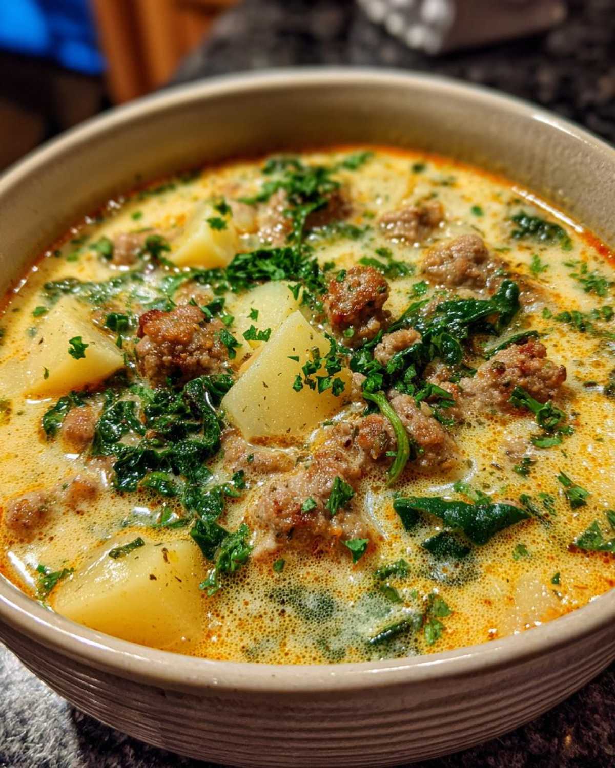 Copycat Olive Garden Zuppa Toscana - detail 1