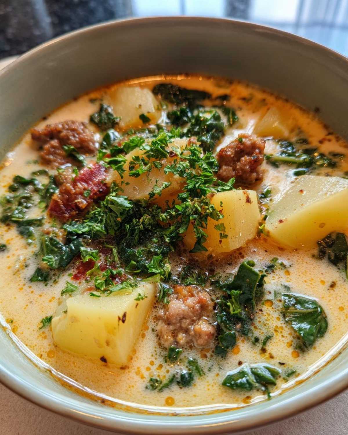 Copycat Olive Garden Zuppa Toscana - detail 3