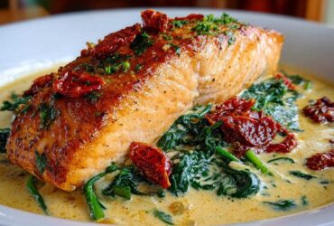 Creamy Tuscan Salmon Skillet