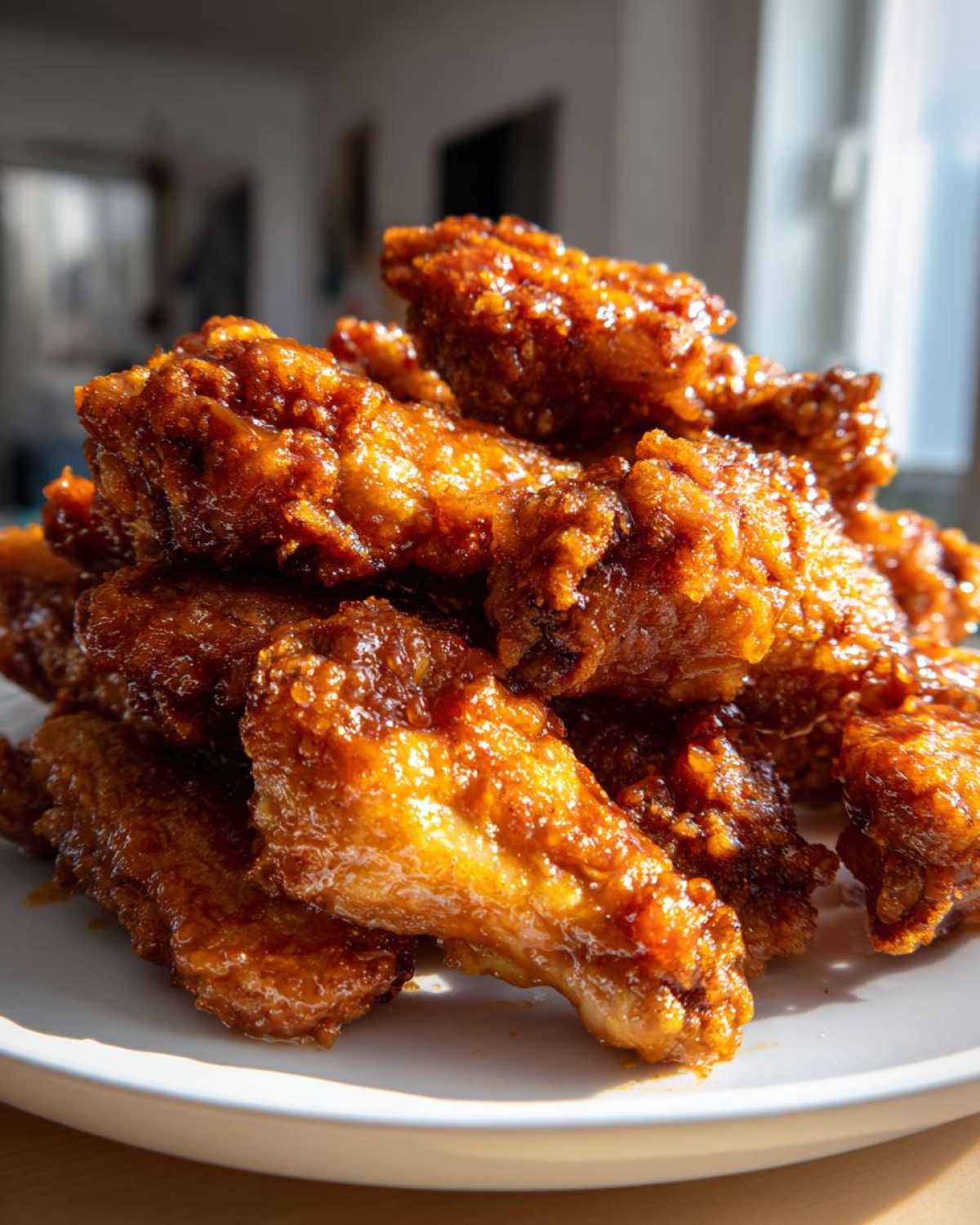 Crispy Baked Honey Buffalo Wings - detail 2