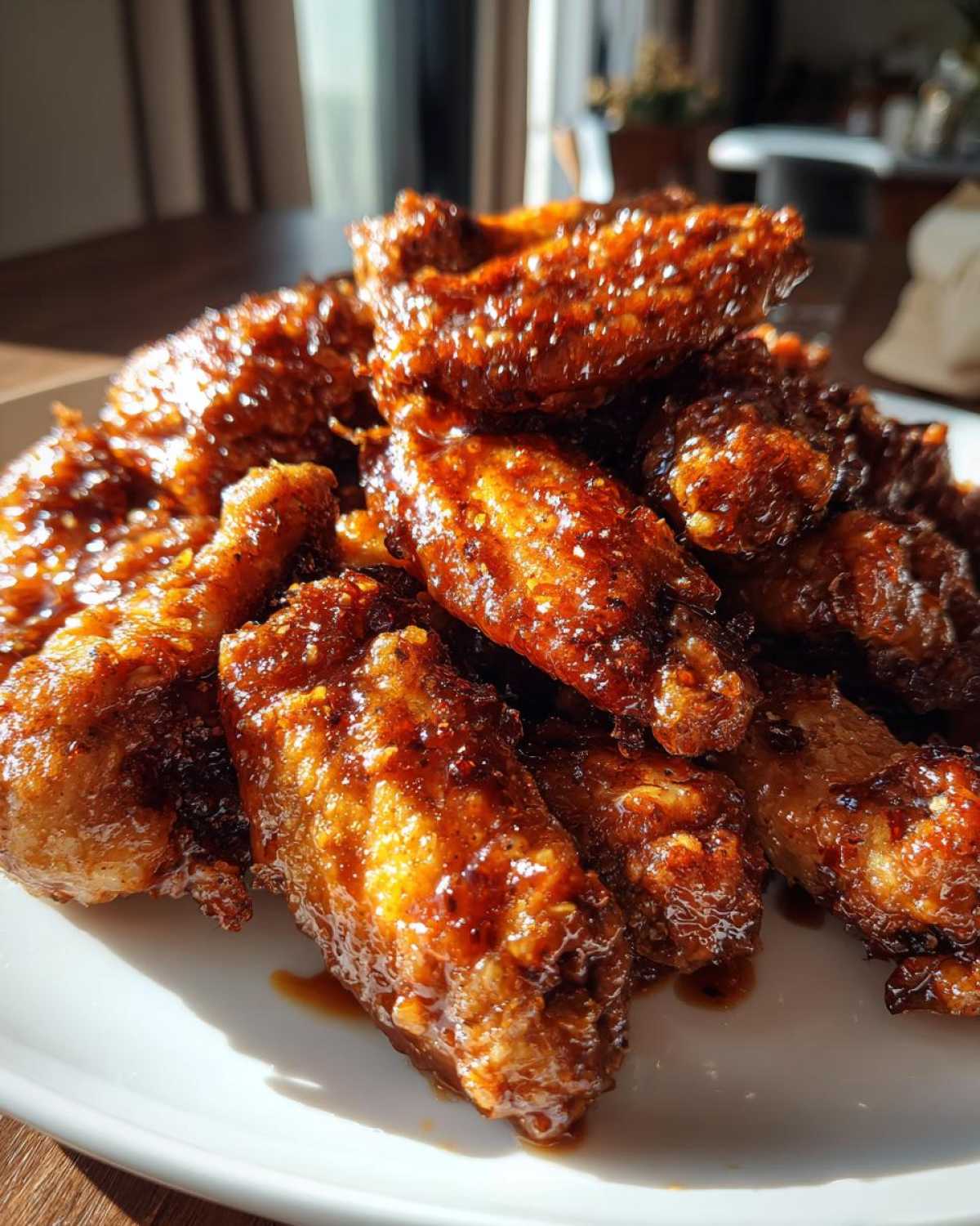 Crispy Baked Honey Buffalo Wings - detail 4