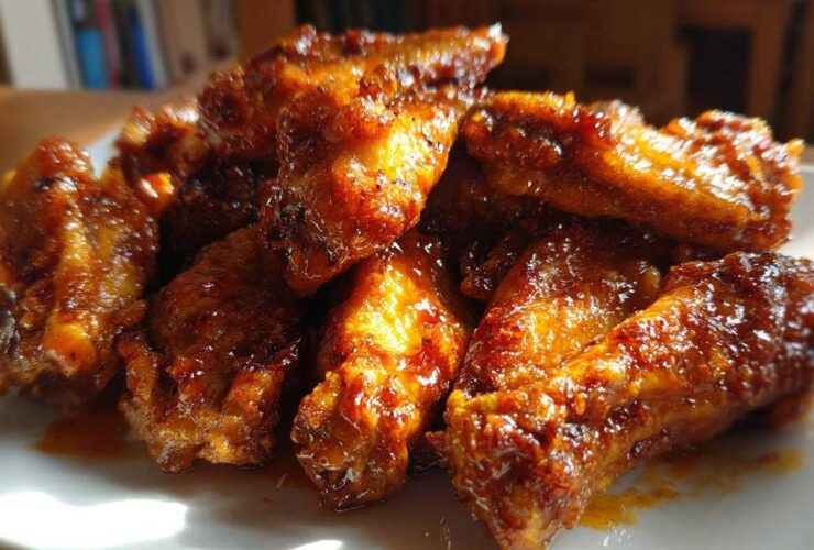 Crispy Baked Honey Buffalo Wings