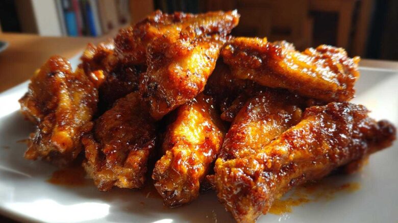 Crispy Baked Honey Buffalo Wings