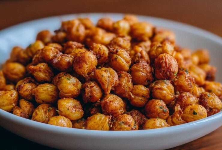 Crunchy Air Fryer Chickpea Snack