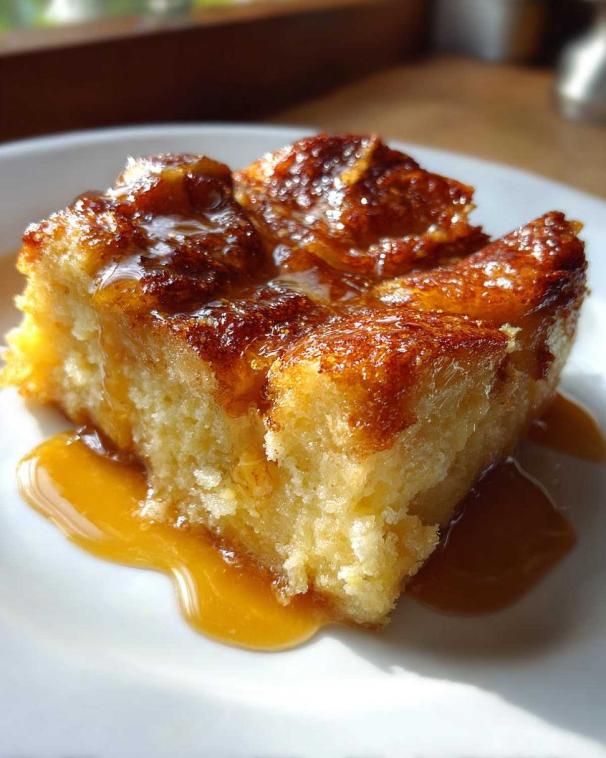 Eggnog Bread Pudding with Bourbon Sauce - detail 2