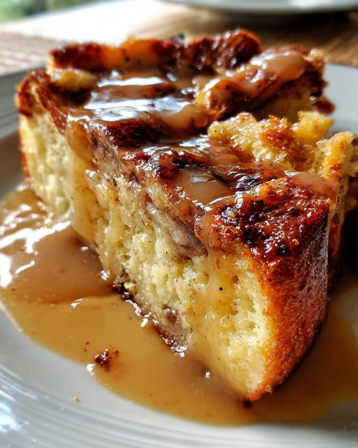 Eggnog Bread Pudding with Bourbon Sauce - detail 4