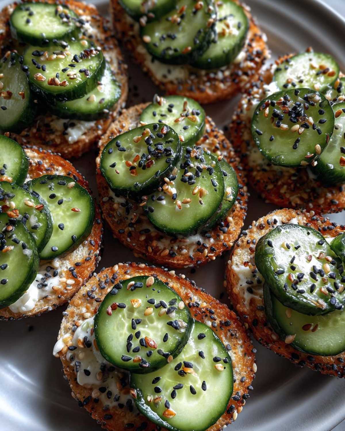 Everything Bagel Cucumber Bites - detail 2