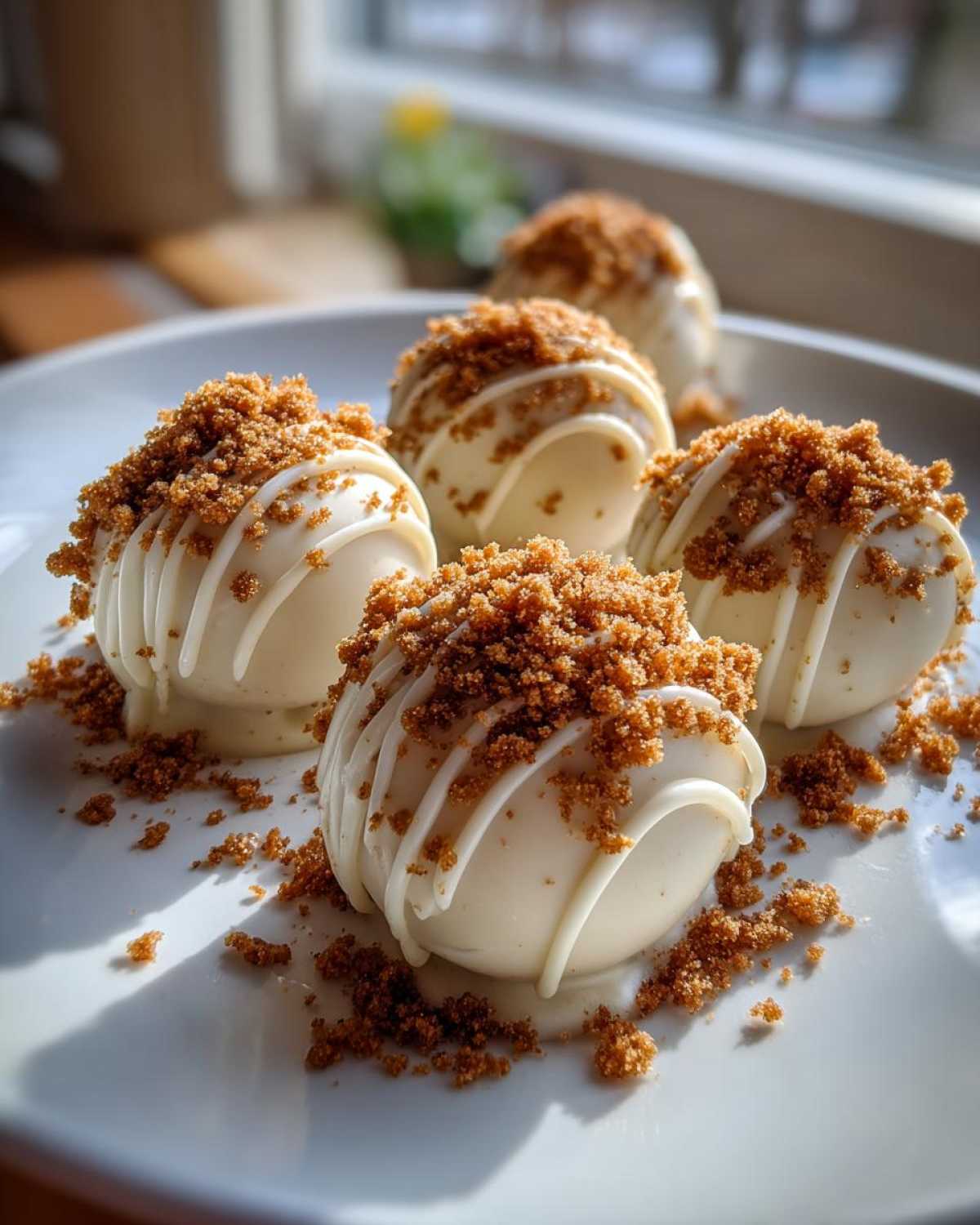 Gingerbread Cheesecake Truffles - detail 1