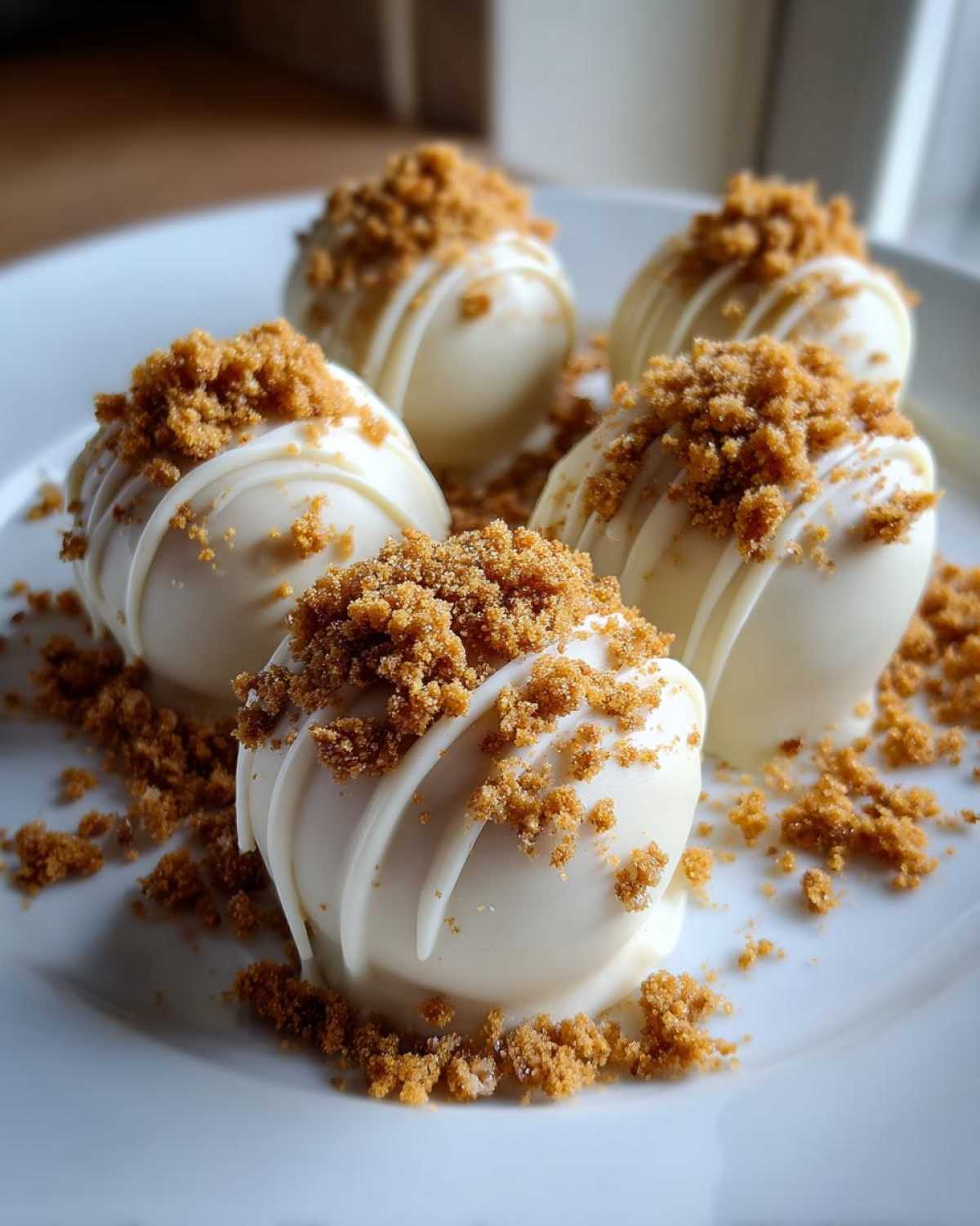 Gingerbread Cheesecake Truffles - detail 2
