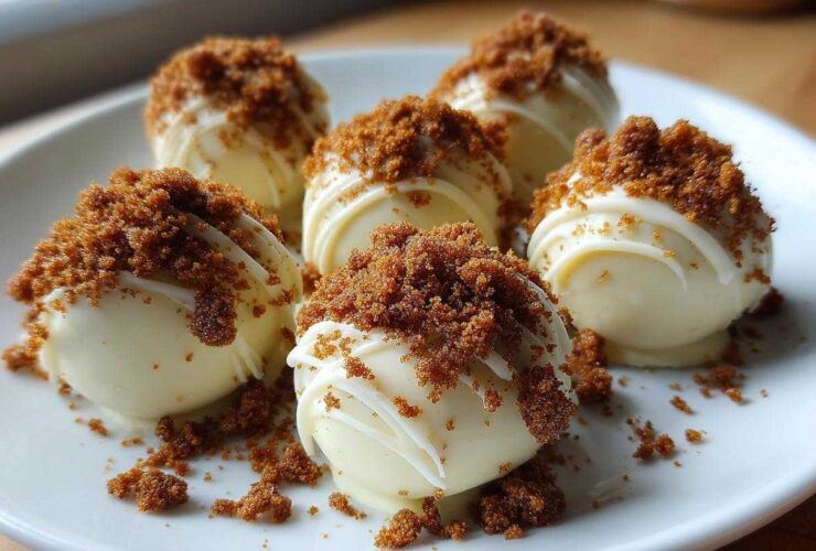 Gingerbread Cheesecake Truffles