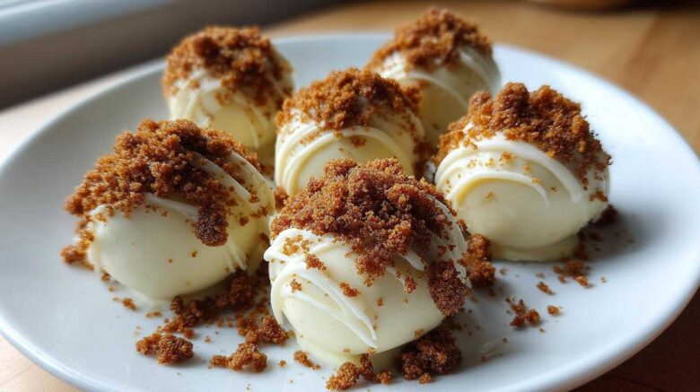 Gingerbread Cheesecake Truffles