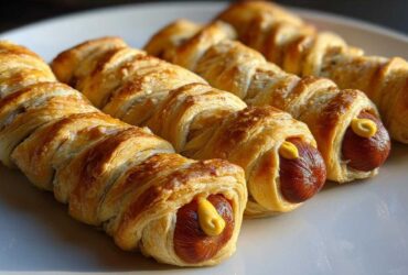Haunted Halloween Mummy Dogs